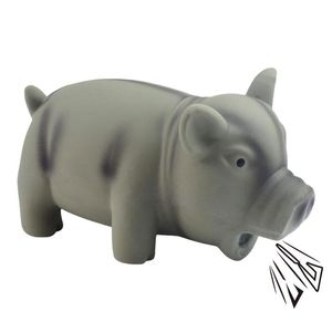 Squeaky Pig Dog Toys Interactivo de goma Pig Dog Chew Toy Cute Pig Grunting Squeak Pet Chew Toys Pet Dog Cute Piggy Style