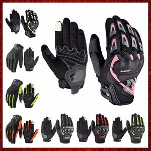 ST33 Motorcycle Gloves Summer Breathable Mesh Moto Bike Cycling Gloves Men Women Touch Screen Motocross Full Finger Gloves XXL