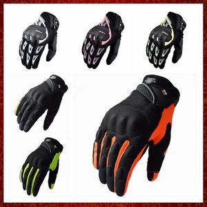 Guantes ST461 para motociclista, guantes de moto de verano para hombre y mujer, guantes de malla para Motocross, accesorios para Moto con pantalla táctil
