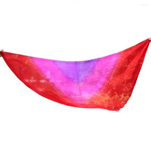 Stage Wear 2023 Diseño Real Silk Belly Dance Veils Semicercle Wholesale 250 114cm Purple Rose Red