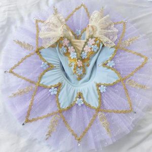 Etapa desgaste 2024 profesional ballet tutu para niños niñas mujeres púrpura cisne lago danza ropa adulto panqueque bailarina vestido