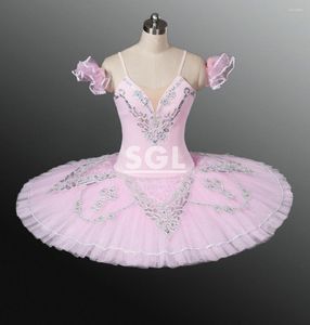 Stage Wear Adulte Professionnel Ballet Tutu Pour Filles Rose Tutus Jupe Concours Femmes Danse Vente AT1159