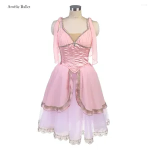 Wear B24066 Ballet professionnel tutus pour filles adultes Dance robe rose jupe tutu romantique rose Costumes de ballerine personnalisées
