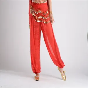 Stage Wear Belly Dance Set Automne / Hiver Costume Performance Robe Pratique Highlight Pantalon