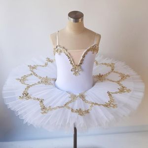Stage Wear Rose Bleu Blanc Ballerine Robe Ballet Professionnel Tutu Enfant Enfants Filles Adulte Lac Des Cygnes Costumes Balet Femme Tenues