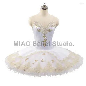Etapa desgaste oro blanco plato profesional tutú ballet para niñas coppelia muñeca traje clásico adulto bailarina 0154
