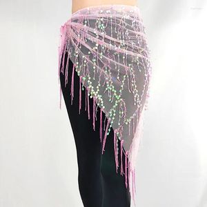 Portez des femmes Sexy Belly Dance Belt Costumes Sequins Hip Scarf Thaïlande / Inde / Tassels arabes Dancer Jupe Accessoires