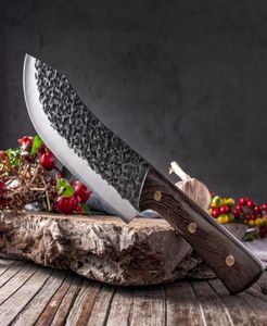 Couteau de chef en acier inoxydable Obligation Sabille Knife Kitchen Professional Cleaver Séliquant Couteaux Handmade Butcher Knife4584564