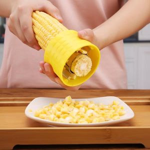 Acier inoxydable maïs décapant rotatif maïs batteuse séparateur de maïs coupe-légumes ménage cuisine outils accessoires