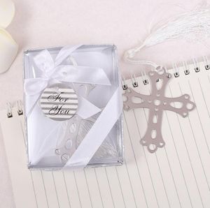 Marcador de acero inoxidable con borde para favores de boda Baby Shower Party Bookmarks Souvenirs para invitados Regalo SN4201