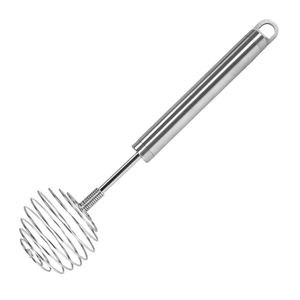 Outils à œufs en acier inoxydable Boule à ressort Fouet Mélangeur à beurre à main Avocat Pomme de terre Pilon Batteur manuel Mélangeurs Cuisine Outils de cuisson