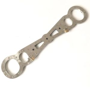 Contraintes de Bondage de jambes et de mains en acier inoxydable, produits sexuels en métal, jouets BDSM esclave pour jeux pour adultes