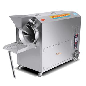 Machine de cuisson d'écrou d'acier inoxydable pour la Machine horizontale commerciale de torréfaction d'écrous de chauffage de gaz de noix de Macadamia