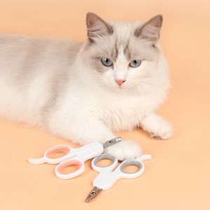 Cortaúñas de acero inoxidable para mascotas, perros, gatos, acicalamiento, tijeras nais, recortador, suministros para mascotas, herramientas útiles de limpieza para la salud WY1328