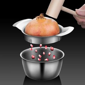 Séparateur de pulpe d'épluchage de grenade en acier inoxydable, outil de fruits de cuisine éplucheur de graines, Gadget de cuisine 240130