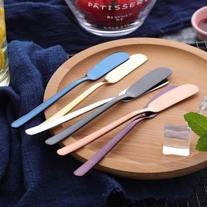 Spatule à gâteau occidentale en acier inoxydable, couteau à beurre pour tarte, Pizza, fromage, pâtisserie, serveur, épandeur de confiture, petit déjeuner