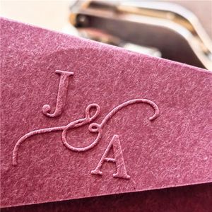 Stamps Customize Embossing Wedding Monogram Embosser Personalized 2 initials gift hand held embosser 230317