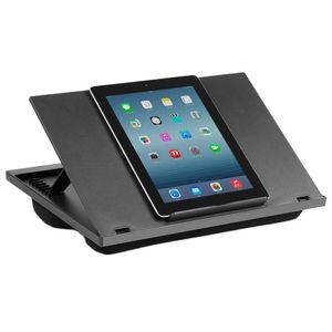 Support de bureau de travail réglable avec 7 angles réglables et doubles coussins iPad MacBook ordinateur portable Tableau de travail de voiture de voiture