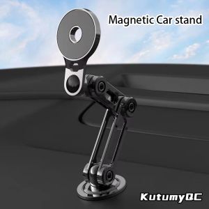 Stands 720 Rotation Metal Magnetic Car Phone Téléphone Roldable Universal Mobile Phone Mobile Stand Air Ventime Aimant GPS Prise en charge pour tous les téléphones