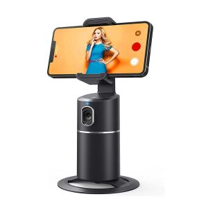 Stands Auto Face Tracking Tripod 360 ° AI Rotation du cardan Stabilisateur pour téléphone Smart Shooting Phone Téléphone For Live Vlog Streaming Stick