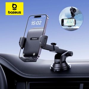 Support de téléphone de voiture Baseus Sucker pour le tableau de bord du pare-brise Mobile Car Holder Camp pour iPhone Pro Max X Xiaomi Huawei Samsung