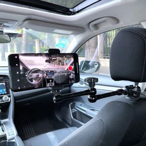 Support de téléphone de voiture pour le téléphone portable mobile View First Video Recording Smartphone Stand Support dans Moto pour iPhone Samsung Xiaomi