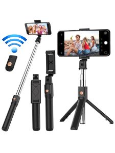 Partes multifuncionales Teléfono celular Bluetooth Selfie Stick Live Tripod K07/K10/K10S Tik Tok Anchor Photo Stand una llave para tomar fotos