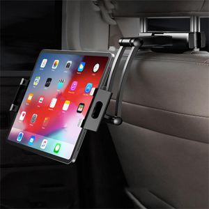 Stands de support de porte-oreiller arrière de voiture universelle pour iPad Tablet 413 pouces 360 Rotation Bracket Back Seat Car Mount de voiture
