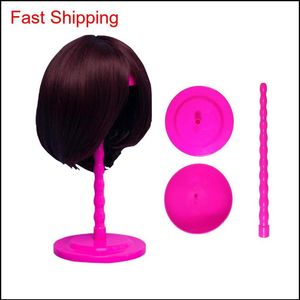 Star Folding Stable Durable Wig Hair Hat Cap Holder Stand Holder Display Tool 3 Col qylluE topscissors2676