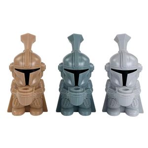 Star Wars The Mandalorian Silicone Bong Dab Rigs Water Pipe Bong Unbreakable Oil Rig con 14 mm Glass Bowl mini bongs en stock