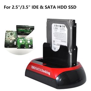 Stations Station d'accueil pour disque dur 2.5 3.5 pouces IDE SATA HDD SSD USB vers Sate IDE adaptateur d'alimentation emplacements boîtier externe pour ordinateur portable
