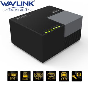 Stations Wavlink USB 3.0 Station d'accueil universelle Double affichage vidéo affiche Full HD 1080p DVI à VGA HDMIPORT pour la station d'accueil pour ordinateur portable