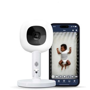 Restez connecté et sans souci avec Nanit Pro Smart Baby Monitor and Flex Stand - 1080p Secure WiFi Camera, Sleepor Sleep Breath Mover Move Tracker, Bidirectional Audio