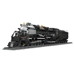 Locomotora de vapor Br01 MOC Doomsday tren modelo bloques de construcción juego de ladrillos chico regalos de navidad juguetes para niños