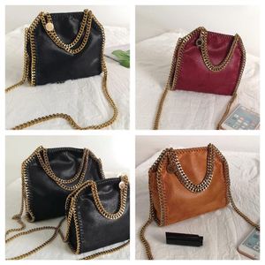 Stella Mccartney Falabella Large Tote Designer Bag Women Black Luxury Shopping Chain Bags Wallet Messenger Leather Handbags Shoulder Quality Purses Crossbody