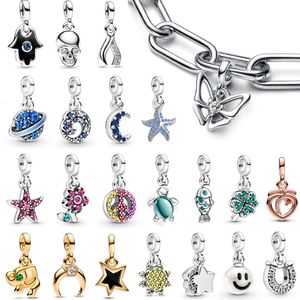 Sterling Sier Charms Hot Sale Connection Pendant Fit Original ME Bracelet for Women DIY Fashion Small Jewelry