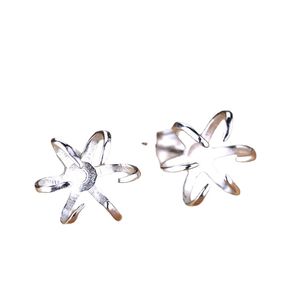 Boucles d'oreilles en argent sterling 925 et or blanc pour femme, cabochon rond ou perle de 11,5 à 12 mm, bijoux fins, réglage de griffes, cadeau de fête d'anniversaire pour la Saint-Valentin