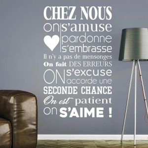 Autocollants Art Design Home Decoration Vinyl Français pas cher