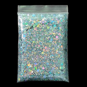 Autocollants Stickers 106 couleurs En Gros 1KG Hexagone Holographique Chunky Glitter Nail Tips Bulk Powder Flakes Sparkly Resin Crystal 230703