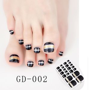 Pegatinas Calcomanías 22 Consejos / Hoja Colorido Nail Shiny Adesivos Tiras Nailart Novidades Designer Wraps DIY