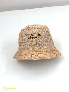 Stingy Brim Hats Designer Hats Women Caps Summer Straw Woven Pastoral Style Hollowed Out Woven Hat Sunshade Hat Fisherman Hat