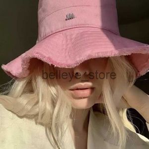 Stingy Brim Hats Designer Summer jacq For Frayed jacquemes Brim Hats jacquemly Bucket Hat Jacquemu Women Casquette Cap Woman Bob Wide Bucket Hat SunshadeJ230819