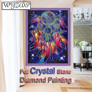 Stitch 5d Diy Crystal Diamond Painting Feather Full Square Mosaic Brodery Cross Stitch Kit Crystal Diamond Art Home Decor 20230763