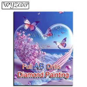 Stitch 5d DIY Diamond Painting Paysage Image Full Square AB Perceuses Mosaïque Broderie Diamond Art Heart Gift Kits Home Decoration