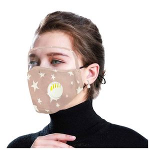 Stock Eyes Shield2 Cosplay Masque Visage dans le coton de protection Masque avec respiration Mascarill Costumes Accessoires de plein air Filtres Bbyeuey