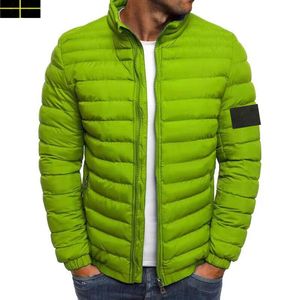 chaqueta de piedra para los hombres s de la chaqueta de invierno parkas delgada y ligera cómoda de soporte a prueba de viento chaquetas tibias de calidad delgada