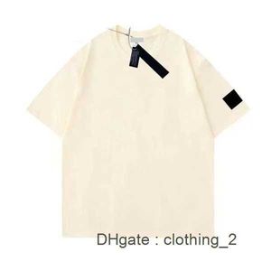 T-shirts pour hommes en pierre Nouveau design Island Wholesale Fashion Men Heavy Cotton Soild Mens Clothing Short Mancheves Ug36