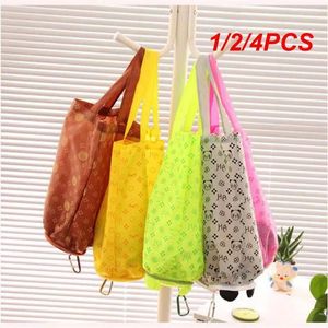 Bolsas de almacenamiento 1/2/4 PCS POUS CAREteon Prote de protección ambiental plegable Artículos impermeables portátiles Eco Bolsos Oxford Cloth