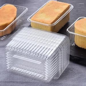 Sacs de rangement 1000 pièces pâte intérieure plateau jetable transparent en plastique transparent dessert Mooncake Bottom Food Packaging Sac