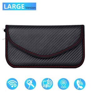 Sacs de rangement 1 pièces sac housse étui Faraday Cage pochette pour clés de voiture sans clé radioprotection téléphone portable